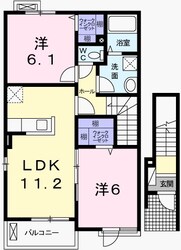 本竜野駅 徒歩14分 2階の物件間取画像